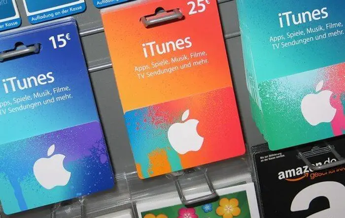 iTunes gift cards