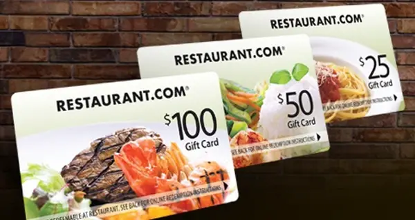 Restaurant Gift Cards from Surveys
