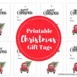 60 Free Printable Christmas Gift Tags to Decorate Your Presents